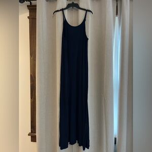 Elegant Navy Blue Maxi Dress